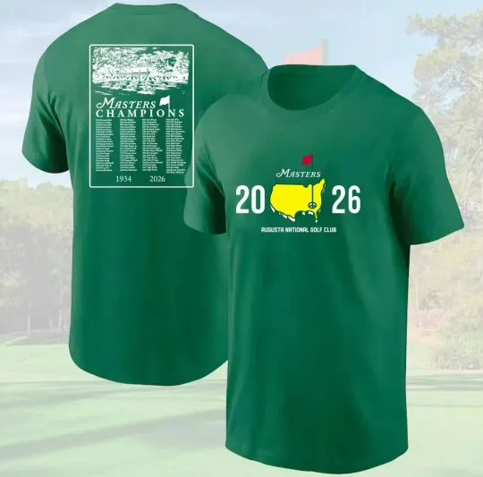 Discover The Masters Tournament 2026 Augusta National Golf Club T-Shirt
