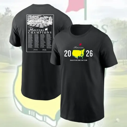 Discover New The Masters 2026 Augusta National Golf Club Tournament T-shirt
