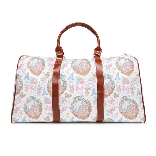Discover Disney World Waterproof Duffle Bag, Travel Overnight & Weekend Bag, Disney Luggage, Holiday Weekender