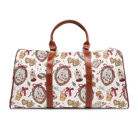 Discover Beauty and the Beast Duffle Bag Waterproof Travel Bag Weekend Bag Disney Luggage