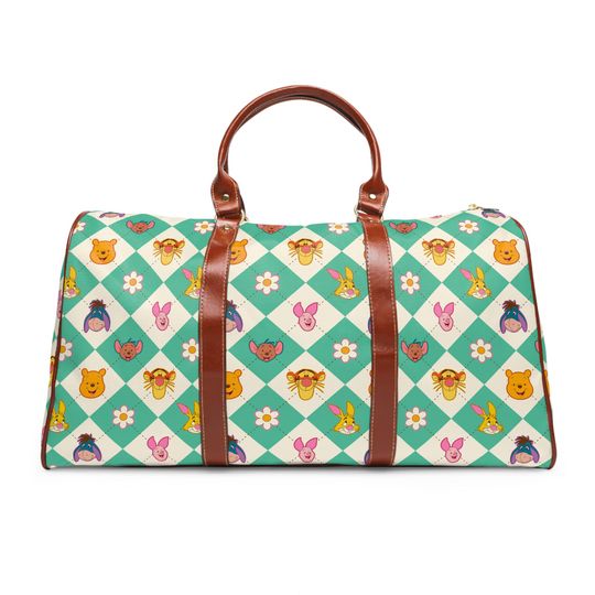 Winnie the Pooh Waterproof Duffle Bag, Travel and Weekend Bag, Disney Luggage, Holiday Travel Bag