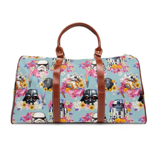 Discover Star Wars Waterproof Duffle Bag, Travel Overnight Weekend Bag, Disney Luggage, Holiday Weekender
