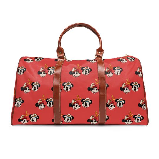 Discover Disney Cruise Line Waterproof Duffle Bag, Overnight and Weekend Travel Bag, Disney Luggage