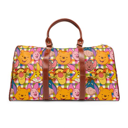 Winnie the Pooh Duffle Bag Waterproof Travel Bag Weekend Bag Disney Luggage Holiday Travel