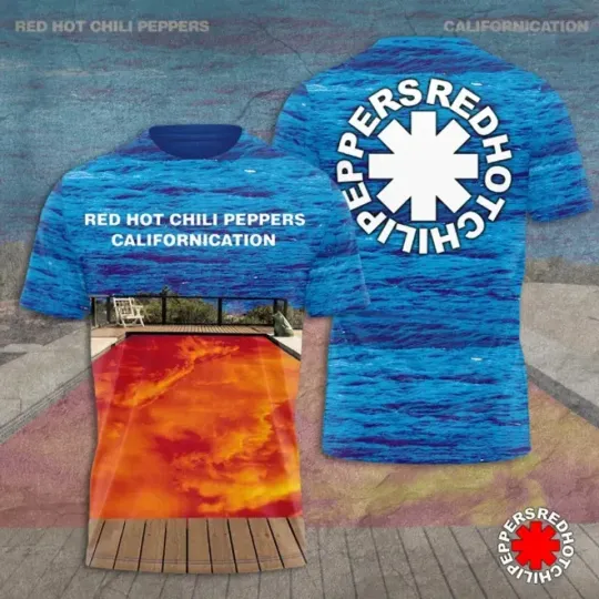 Discover Red Hot Chili Peppers 2023 Music Tour 3D T-shirt V251