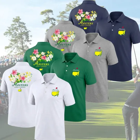 Discover Master Golf National 2026 Azalea AOP Polo Gift Golfers Fan