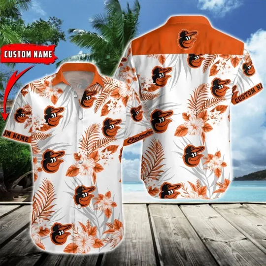 Discover Baltimore Baseball Team Orioless Hawaiian Button Down Shirt Unisex Adults S-5XL