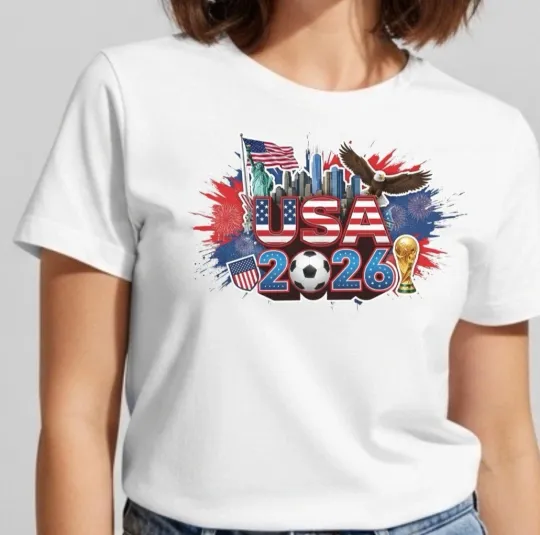 Discover 2026 FIFA World Cup Soccer Unisex Tshirt