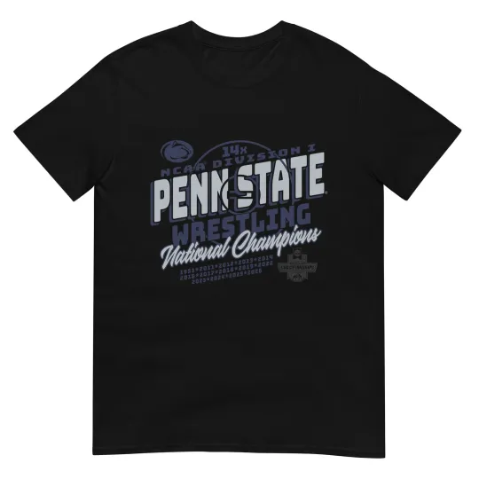 Discover Penn State Nittany Lions Wrestling National Champs 2026 Win T-Shirt