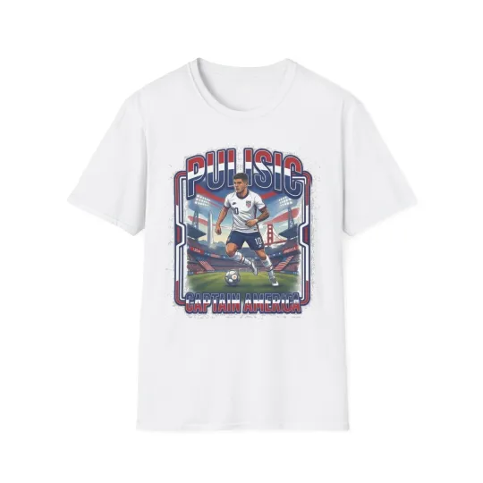 Discover Christian Pulisic 2026 World Cup Tee USA