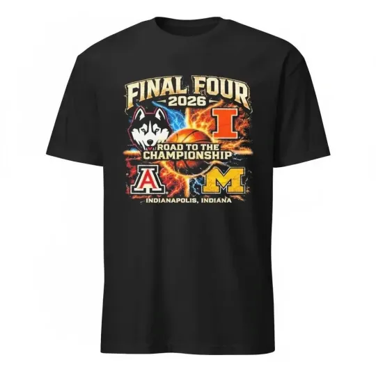 Discover Final Four 2026 Basketball Shirt March Madness Fan Championship Tee Full size