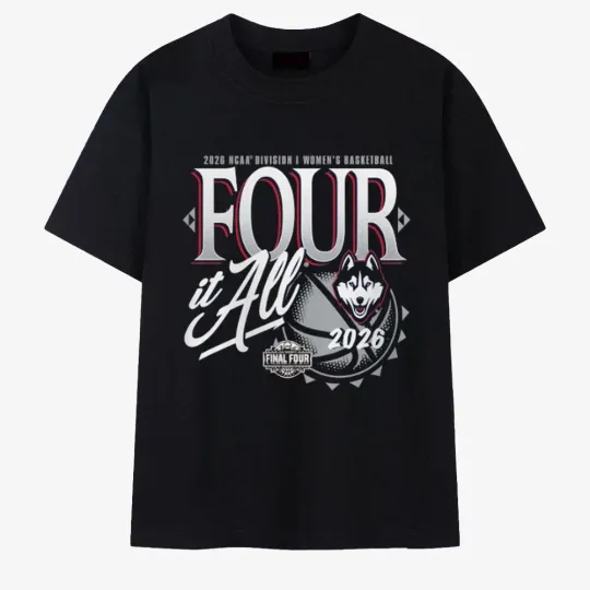 UConn Huskies Women’s Final Four 2026 March Madness T-Shirt Unisex