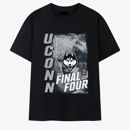Discover UConn Huskies 2026 NCAA Men's Basketball Tournament March Madness T-Shirt