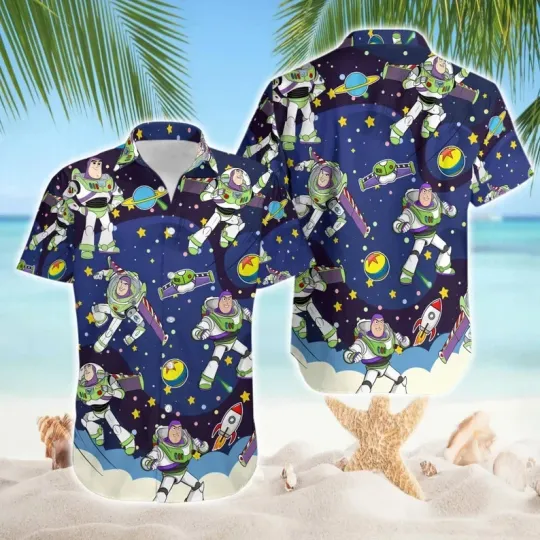 Discover Toy Story Buzz Lightyear Hawaiian Shirt