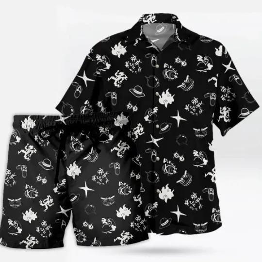 Discover One Piece Pattern Hawaiian Shirt and Short Set
