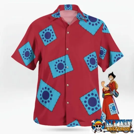 Luffy  Pattern Hawaiian Shirt