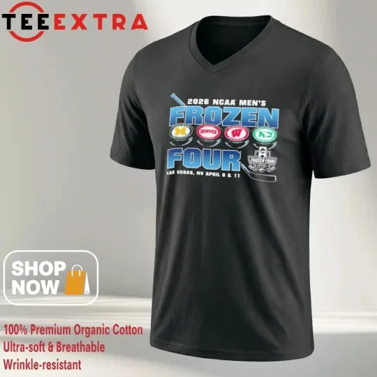 Discover 2026 NCAA Men’s Hockey Fro.zen Four Las Vegas, Nc april 9 & 11 shirt