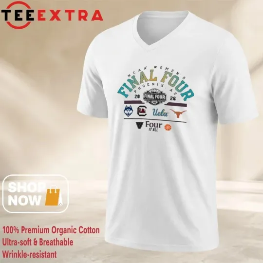 Discover 2026 NCAA Women’s Basketball Final Four Phoenix, Az four it all shirt
