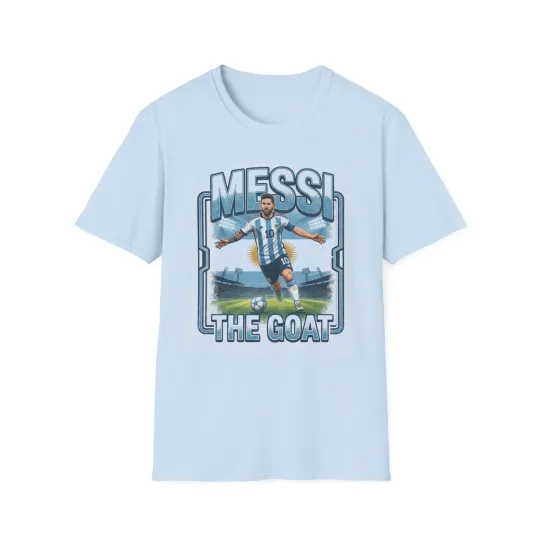 Discover Messi The GOAT T-Shirt | Lionel Messi 2026 World Cup Tee Shirt