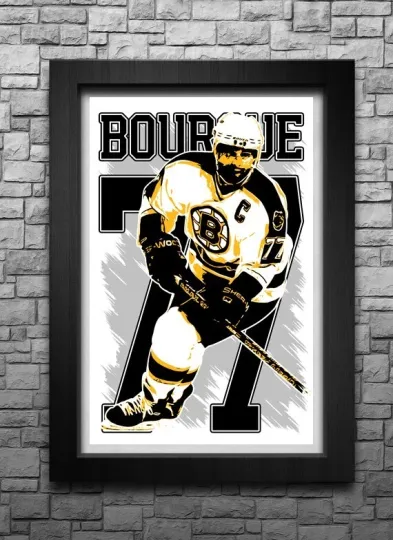 Discover RAY BOURQUE art print/poster BOSTON BRUINS FREE S&H! JERSEY B2G2