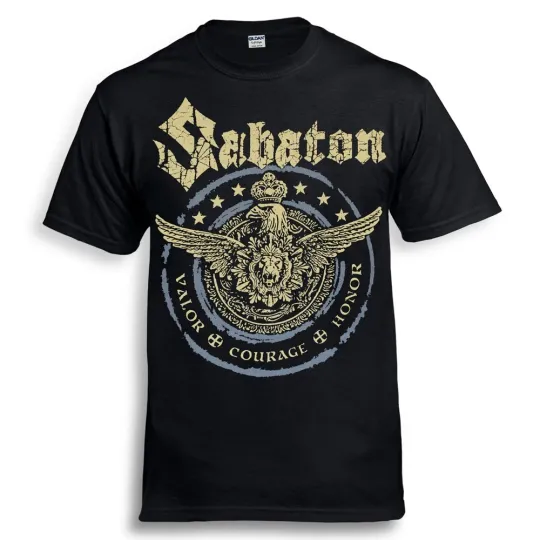 Discover SABATON Wings of Glory Black T-Shirt