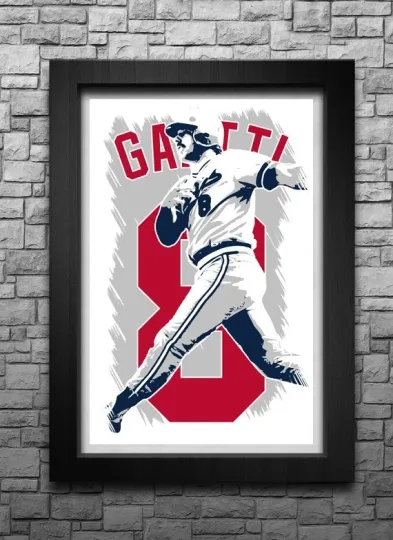 Discover GARY GAETTI art print/poster MINNESOTA TWINS FREE S&H! JERSEY B2G2