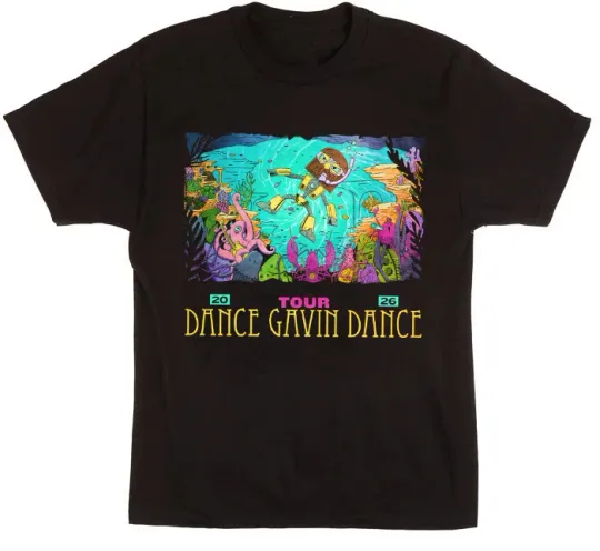 Discover Super Hot Dance Gavin Dance Band On New Tour 2026 Shirt