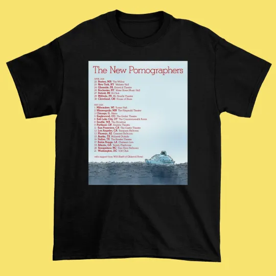 Discover The New Pornographers Announce 2026 Tour Dates Shirt Full size