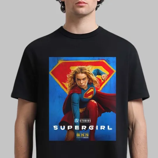 Supergirl DC Studios Official IMAX Poster In Theaters On June 26 2026 T-Shirt