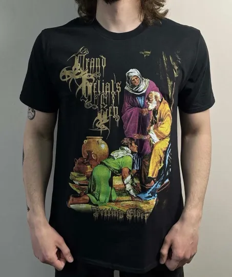 Discover Grand Belial's Key - Petting Elder  OFFICIAL MERCHANDISE T-Shirt Black  Horna