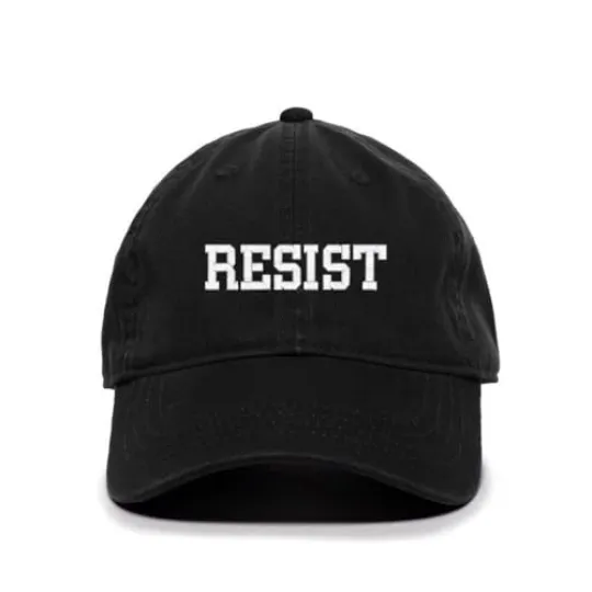 Discover Resist Anti 47 Hands Off Embroidered Baseball Cap Cotton Adjustable Dad Hat