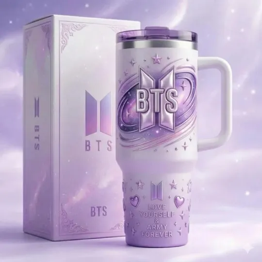 Discover (No Box) BTS Army Forever Limited Edition  Tumbler Cup