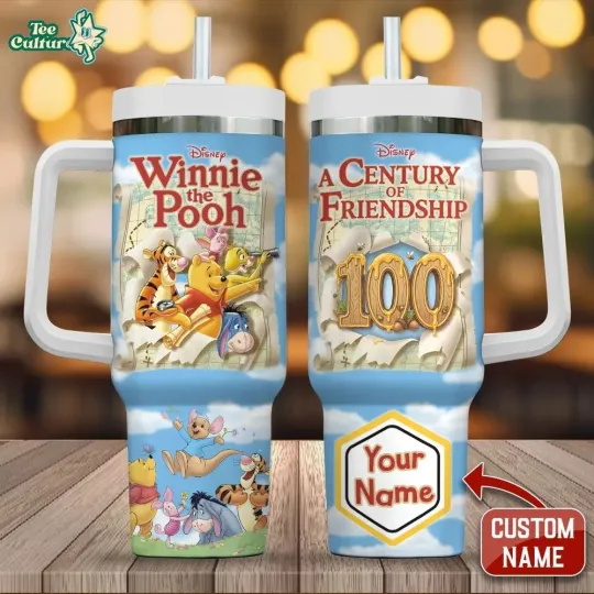 Discover Personalized Pooh 100th Anniversary 40oz  Tumbler