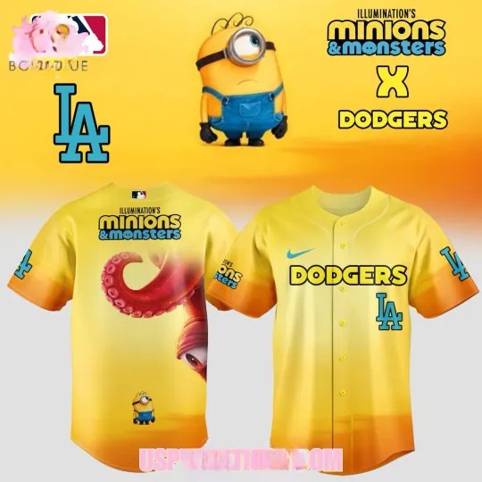 Discover Dodgers x Minions & Monsters 2026 Jersey