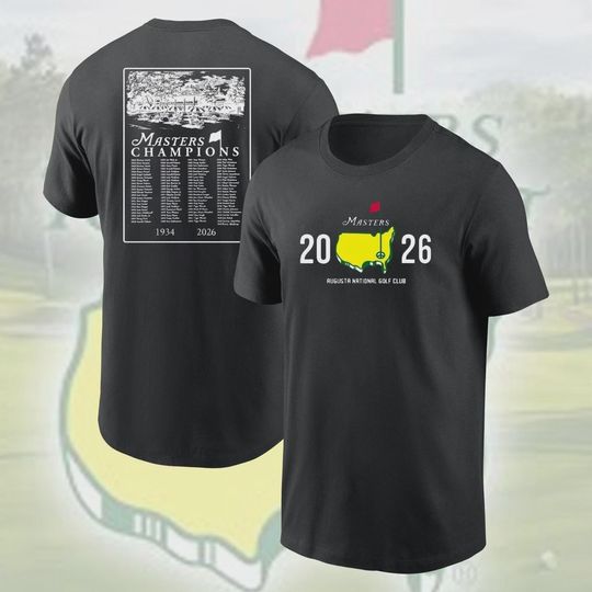 Discover The Masters 2026 Augusta National Golf Club Tournament T-shirt