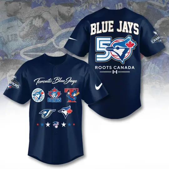 Discover Blue Jayss 50th Anniversary Baseball Jersey – 21947