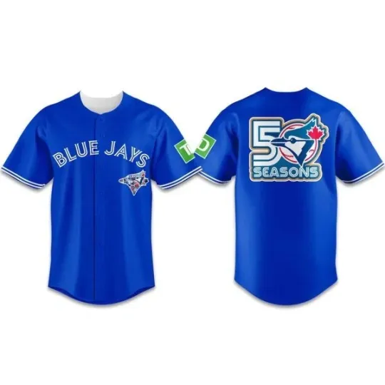 Discover Blue Jayss 50th Season 2026 Baseball Jersey