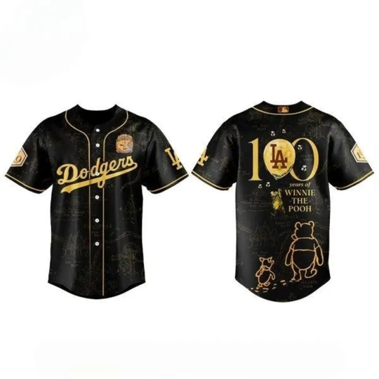Discover Dodgerss x  Pooh 100th Anniversary Jersey