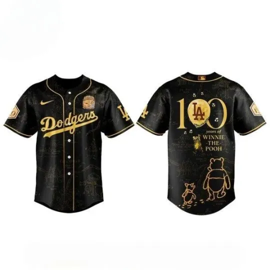 Dodgerss x  Pooh 100th Anniversary Jersey