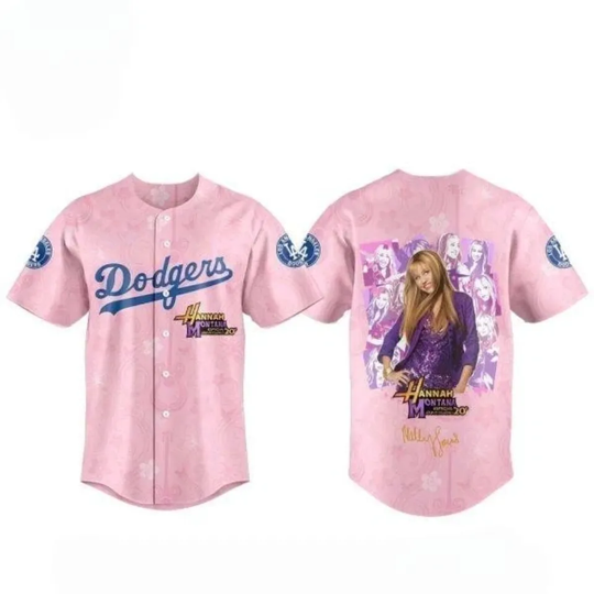 Dodgerss The Hannah Montana 20th Anniversary Signature Jersey
