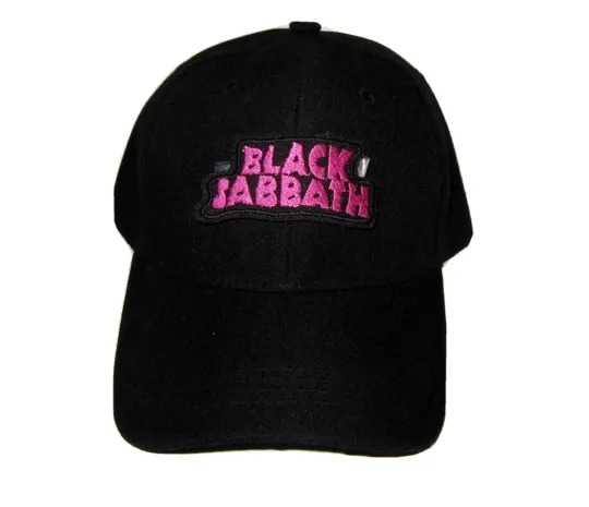 Discover Black Sabbath Embroidered Logo Baseball Cap