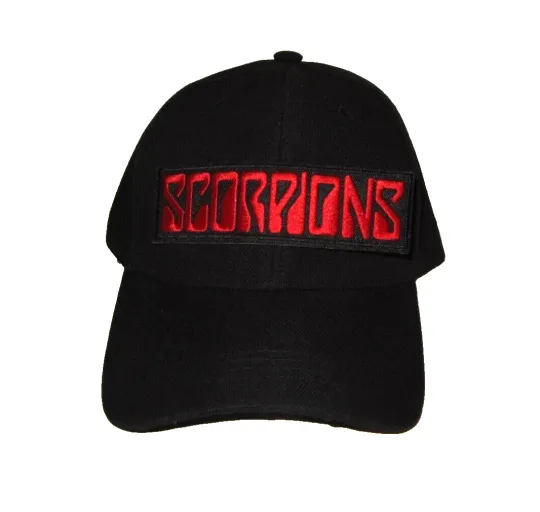 Discover Scorpions Logo Patch Adjustable Baseball Cap