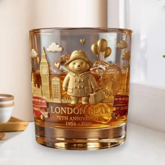 Discover [No box] PADD BEAR 70Th Anniversary 1956 2026 Whiskey Glass