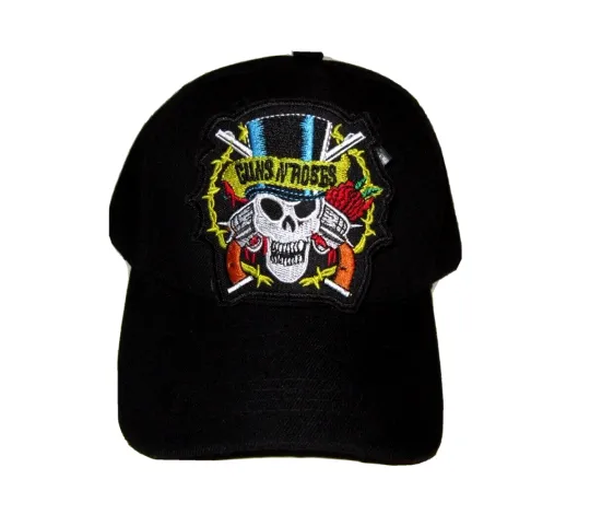 Discover Guns N’ Roses Embroidered Logo Baseball Cap