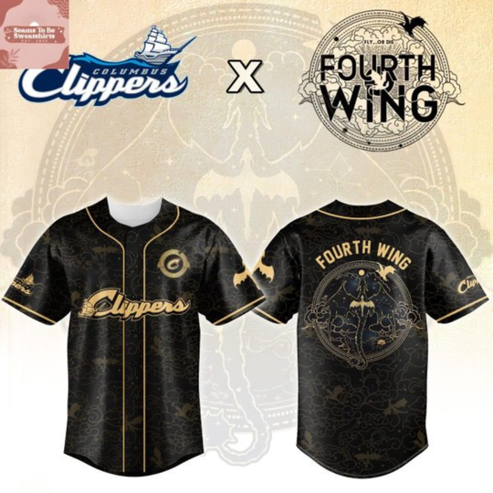 Discover Columbus Clippers x Fourth Wing Night 2026 Baseball Jersey