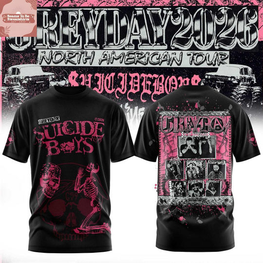Suicideboys Grey Day Tour 2026 G59 Records T-Shirt