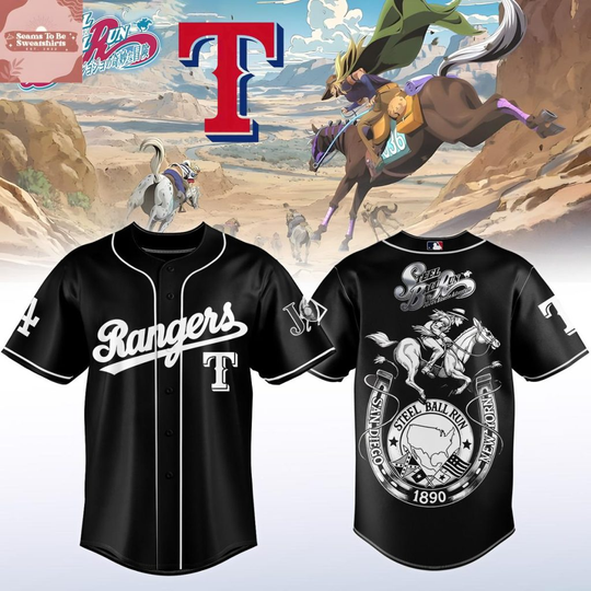 Texas Rangers x Steel Ball Run 2026 Baseball Jersey
