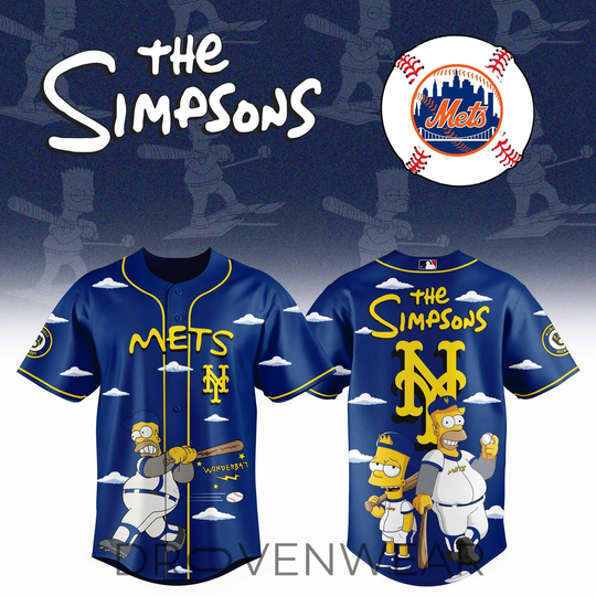 Discover New York Mets The Simpsons 2026 Limited Edition Jersey