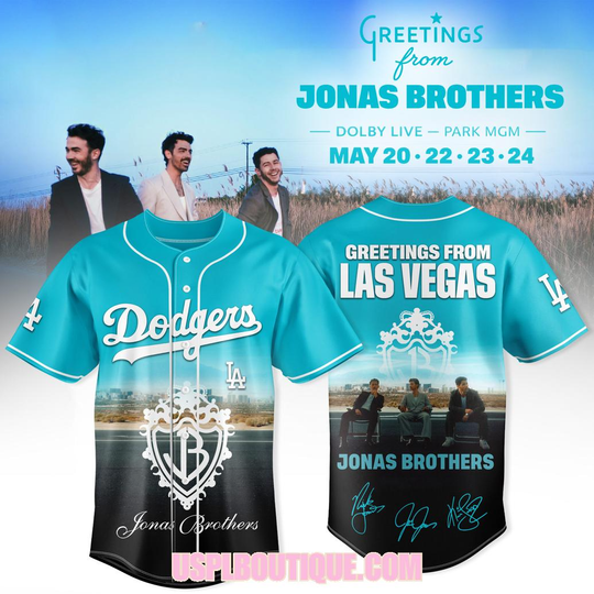 Los Angeles Dodgers x Jonas Brothers Greetings From Las Vegas 2026 Jersey