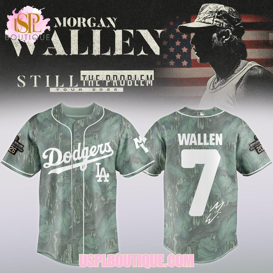 Wallen Western x Los Angeles Dodgers Still The Problem Tour 2026 Jersey